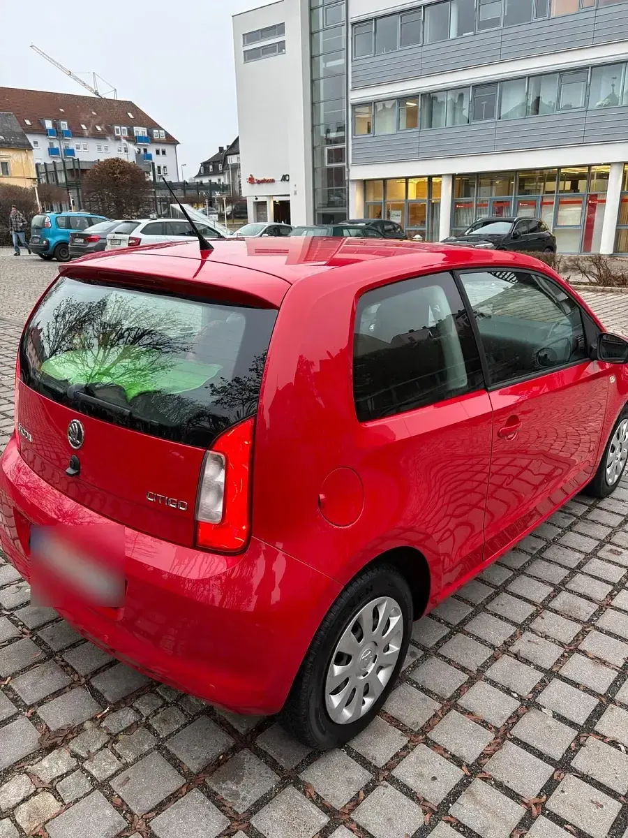 Gebraucht Skoda Citigo 60 PS (44 kW) 2014 Rot Kleinwagen