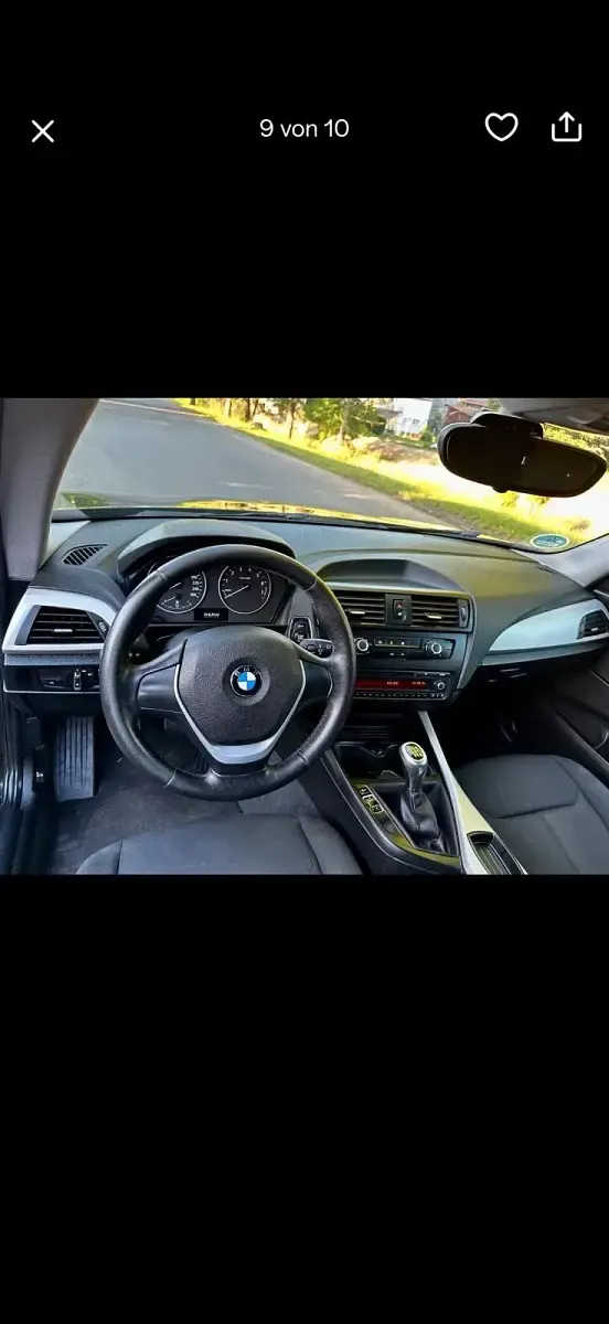 Gebraucht BMW 114 102 PS (75 kW) 2013 Schwarz Kleinwagen