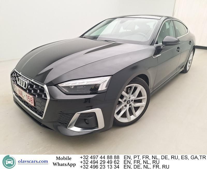 Schwarz Gebraucht 2021 Audi A5 Sportback S-Line Kleinwagen | 23.958 € (Guter Preis) - Bild 1/4