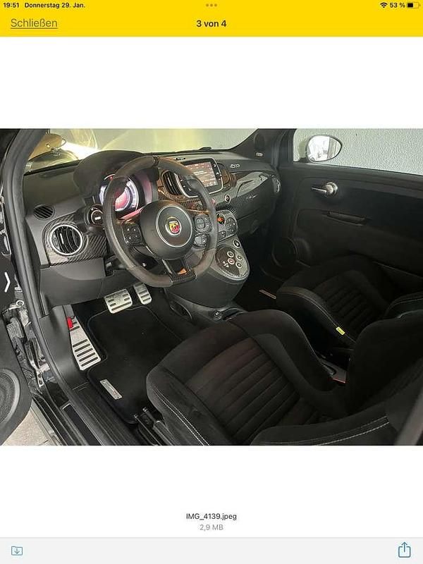 Gebraucht Abarth 595 Competizione 179 PS (131 kW) 2018 Schwarz Cabrio