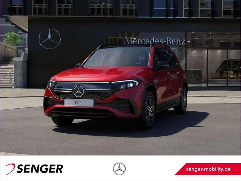 Rot Gebraucht 2022 Mercedes EQB350 AMG line SUV | 40.880 € (Fairer Preis) - Bild 1/4