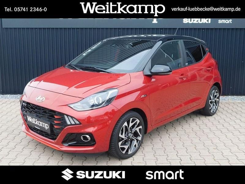 Rot Gebraucht 2021 Hyundai i10 N Line Kleinwagen | 13.990 € (Fairer Preis) - Bild 1/4