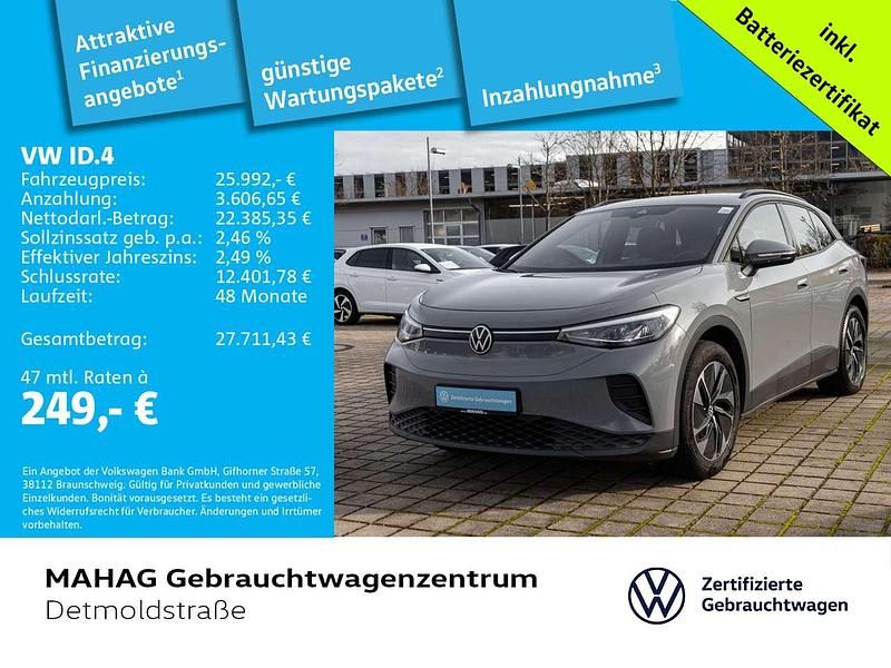 Mondsteingrau Gebraucht 2022 VW ID.4 Pro Performance SUV | 25.992 € (Guter Preis) - Bild 1/2
