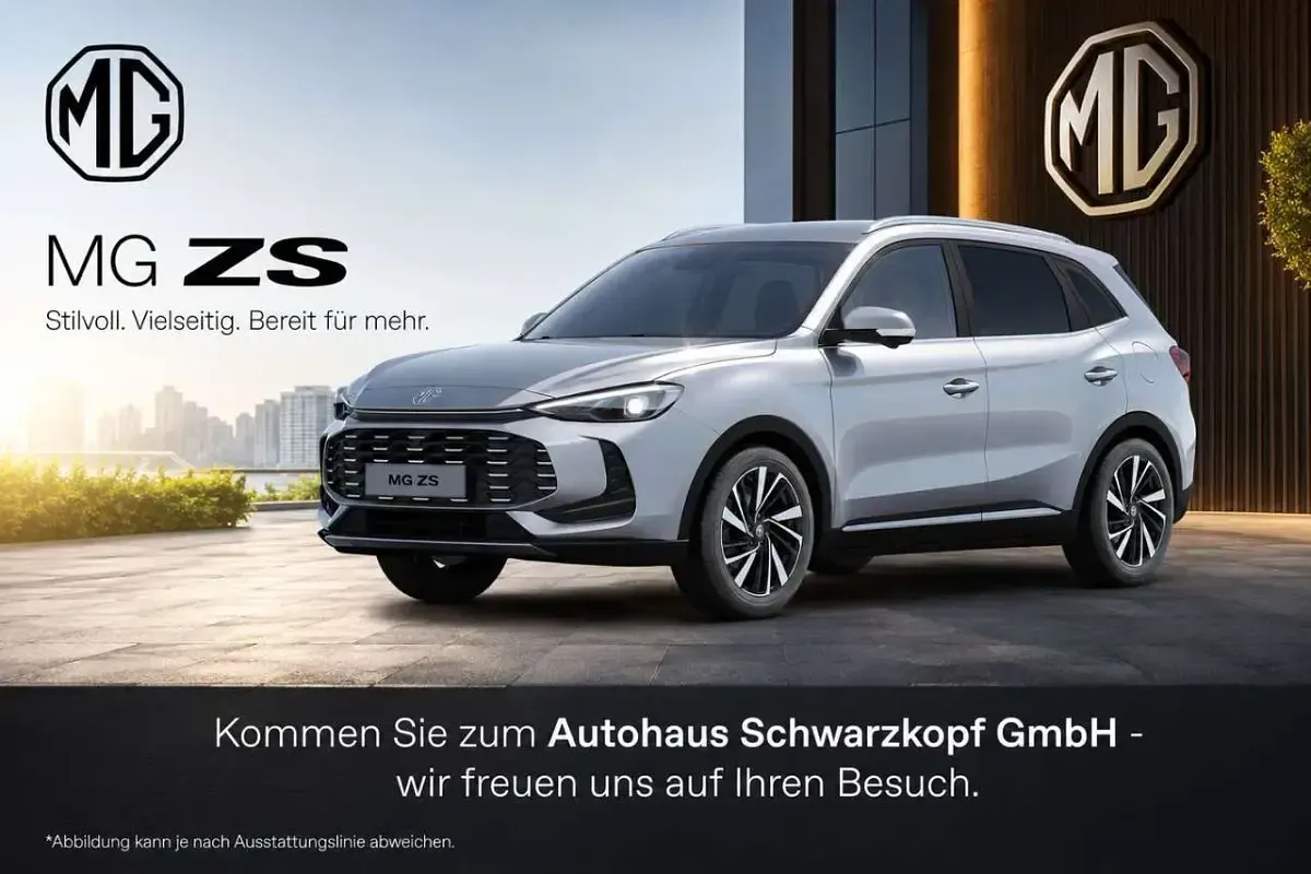 Neu MG ZS 116 PS (85 kW) 2025 Cosmic silver SUV