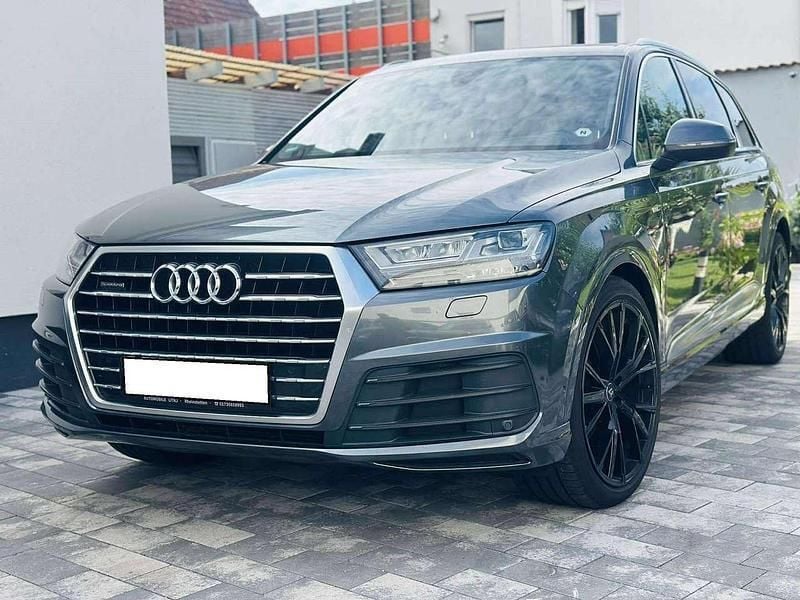 Daytonagrau Gebraucht 2016 Audi Q7 S-Line SUV | 27.500 € (Superpreis) - Bild 1/4