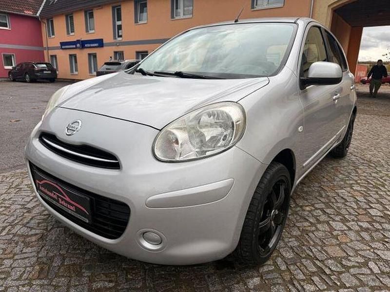 Silber Gebraucht 2012 Nissan Micra Visia Limousine | 4.500 € - Bild 1/4