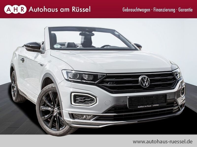 Mondsteingrau Gebraucht 2021 VW T-Roc Cabriolet R-line Cabrio | 25.990 € - Bild 1/4