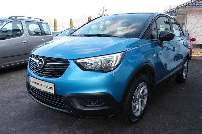 Gebraucht Opel Crossland X Edition 120 PS (88 kW) 2018 Arktisblau/true blue SUV