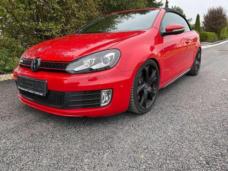 Rot Gebraucht 2012 VW Golf Cabriolet GTI Cabrio | 9.900 € (Fairer Preis) - Bild 1/4