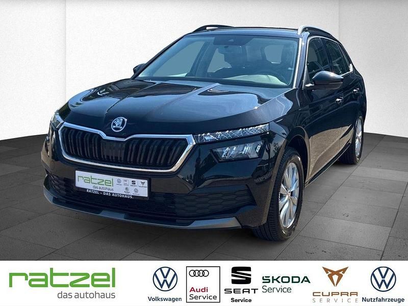 Schwarz Gebraucht 2022 Skoda Kamiq Ambition SUV | 16.489 € (Guter Preis) - Bild 1/4
