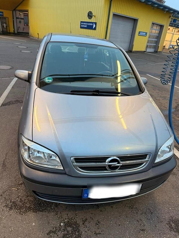 Silber Gebraucht 2003 Opel Zafira Van / Kleinbus | 1.200 € (Guter Preis) - Bild 1/4