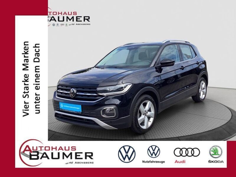 Schwarz Gebraucht 2021 VW T-Cross Style SUV | 21.850 € (Fairer Preis) - Bild 1/3