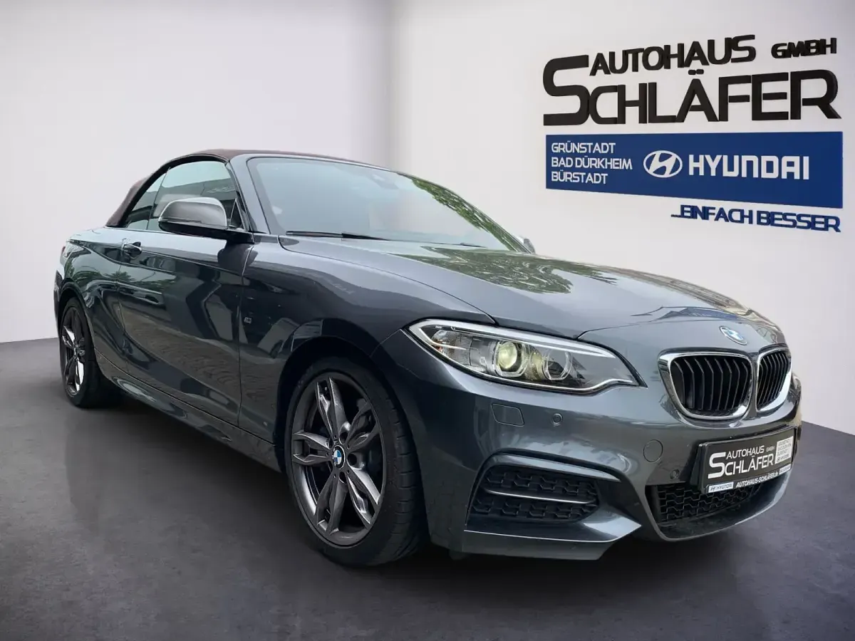Gebraucht BMW M240 M Sport 340 PS (250 kW) 2017 Mineralgrau metallic Cabrio