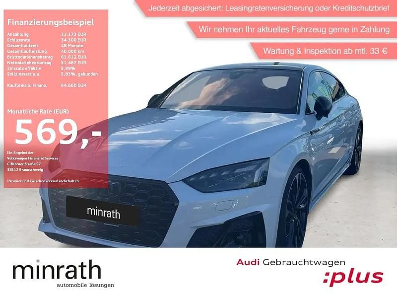Weiß Gebraucht 2025 Audi S5 Sportback Ambiente Kleinwagen | 64.659 € (Fairer Preis) - Bild 1/4