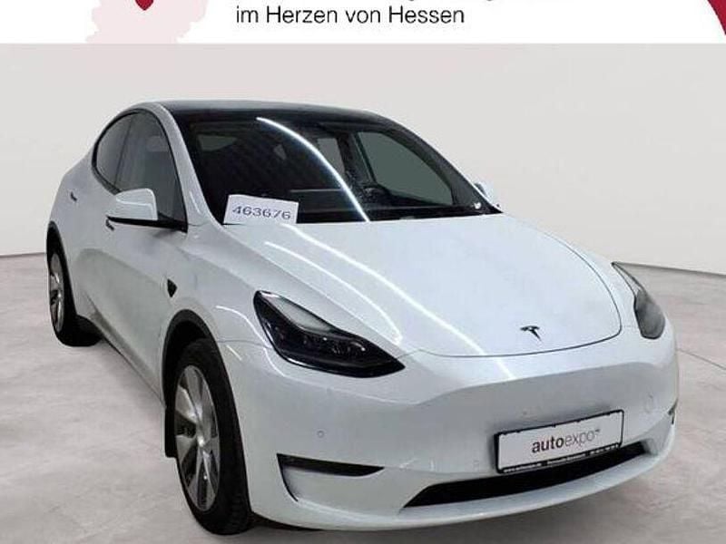 Pearl white multicoat Gebraucht 2021 Tesla Model Y SUV | 29.990 € (Guter Preis) - Bild 1/4