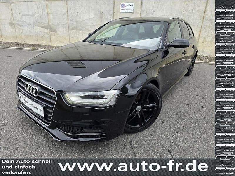 Schwarz Gebraucht 2012 Audi A4 S-Line Kombi | 13.870 € - Bild 1/4