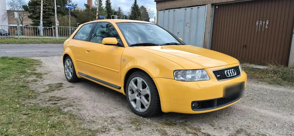 Usata Audi S3 209 CV (153 kW) 2001 Giallo Utilitaria