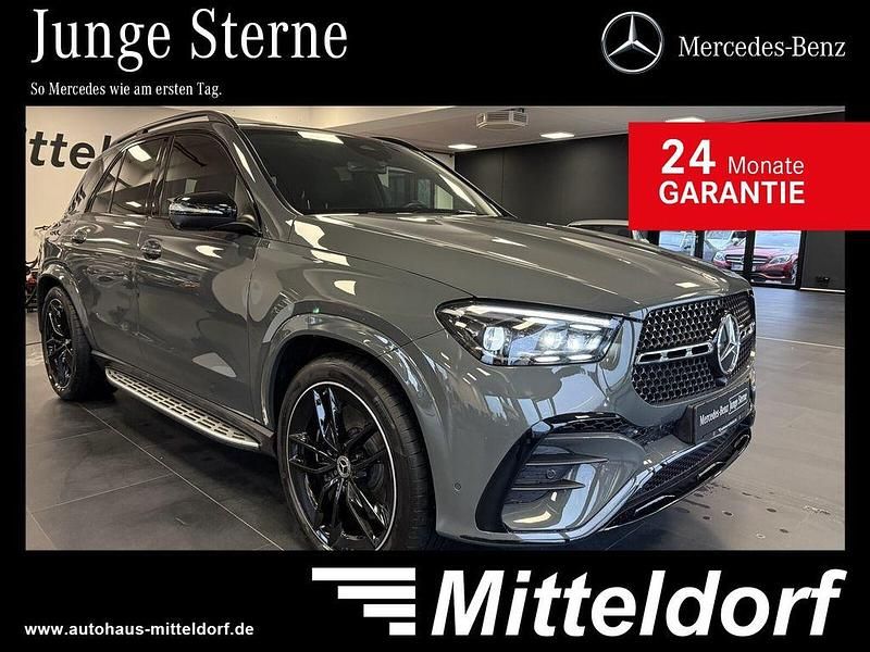 Manufaktur lack manufaktur siliziumgrau uni Gebraucht 2024 Mercedes GLE450 AMG Advanced Plus SUV | 99.880 € - Bild 1/4