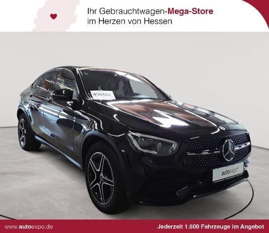 Obsidianschwarz metallic Gebraucht 2020 Mercedes GLC220 AMG line Coupé | 33.990 € (Fairer Preis) - Bild 1/4