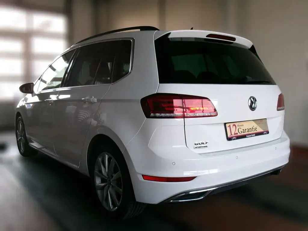 Gebraucht VW Golf Sportsvan Highline 131 PS (96 kW) 2018 Weiß Van / Kleinbus