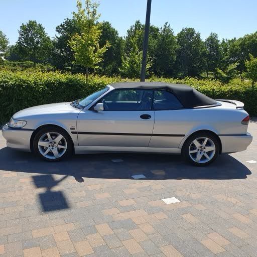 Silber Gebraucht 2002 Saab 9-3 Cabriolet Aero Cabrio | 19.990 € - Bild 1/4