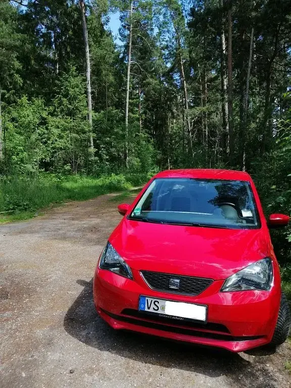 Gebraucht Seat Mii CONNECT 75 PS (55 kW) 2015 Rot Kleinwagen
