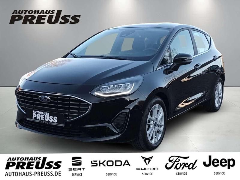 Schwarz Gebraucht 2023 Ford Fiesta Titanium Kleinwagen | 15.880 € (Fairer Preis) - Bild 1/4