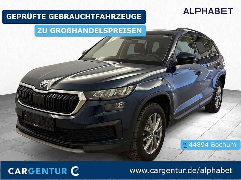 Lava blau Gebraucht 2023 Skoda Kodiaq Ambition SUV | 24.590 € (Superpreis) - Bild 1/2
