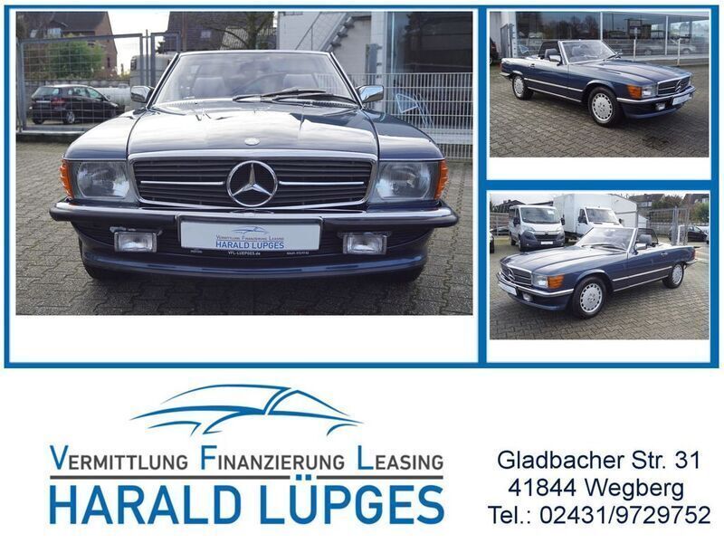 Blau Gebraucht 1988 Mercedes SL300 Cabrio | 29.500 € - Bild 1/4