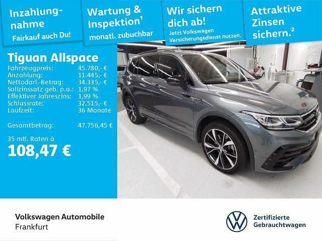 Platinum grey metallic Gebraucht 2025 VW Tiguan Allspace R-line SUV | 45.780 € (Fairer Preis) - Bild 1/4