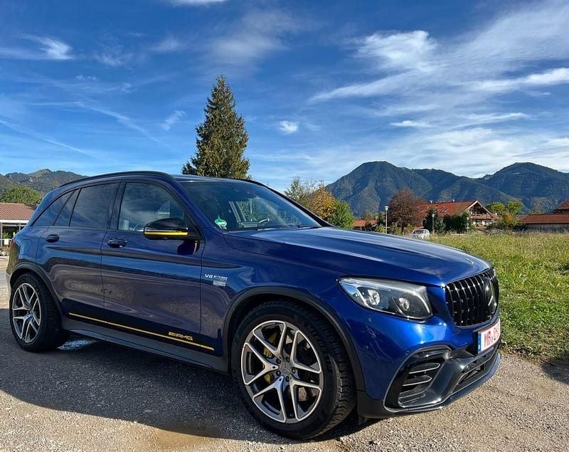 Blau Gebraucht 2018 Mercedes GLC63 AMG AMG Edition 1 SUV | 47.790 € (Superpreis) - Bild 1/4