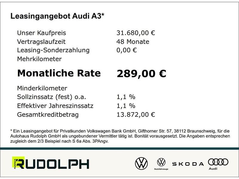 Gebraucht Audi A3 Advanced Plus 150 PS (110 kW) 2025 Manhattangrau metallic Limousine