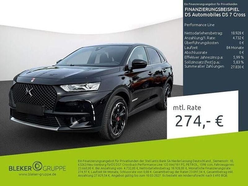 Gebraucht DS Automobiles DS7 Crossback Performance 181 PS (133 kW) 2022 Schwarz SUV