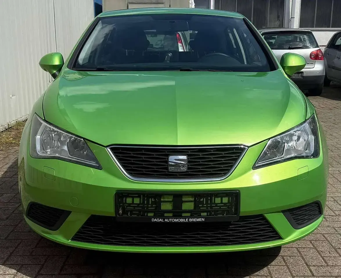 Gebraucht Seat Ibiza Style 69 PS (50 kW) 2014 "lima" gr}n Kleinwagen