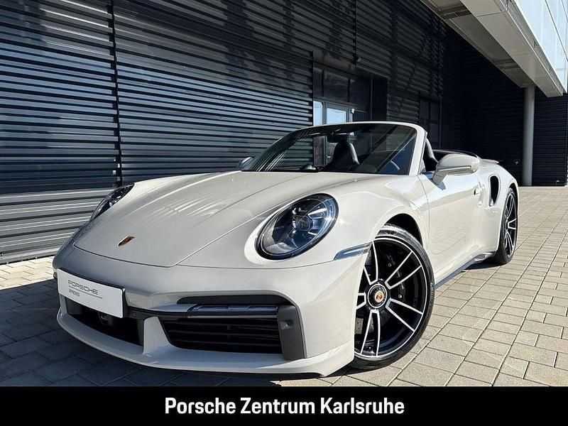 Kreide Gebraucht 2021 Porsche 911 Turbo Cabriolet Cabrio | 182.089 € (Superpreis) - Bild 1/4