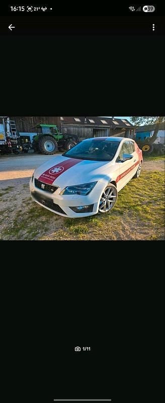 Weiß Gebraucht 2015 Seat Leon Coupé | 9.500 € (Superpreis) - Bild 1/4