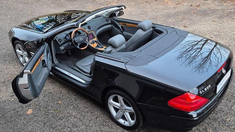 Gebraucht Mercedes SL500 AMG 306 PS (225 kW) 2007 Obsidianschwarz metallic Cabrio