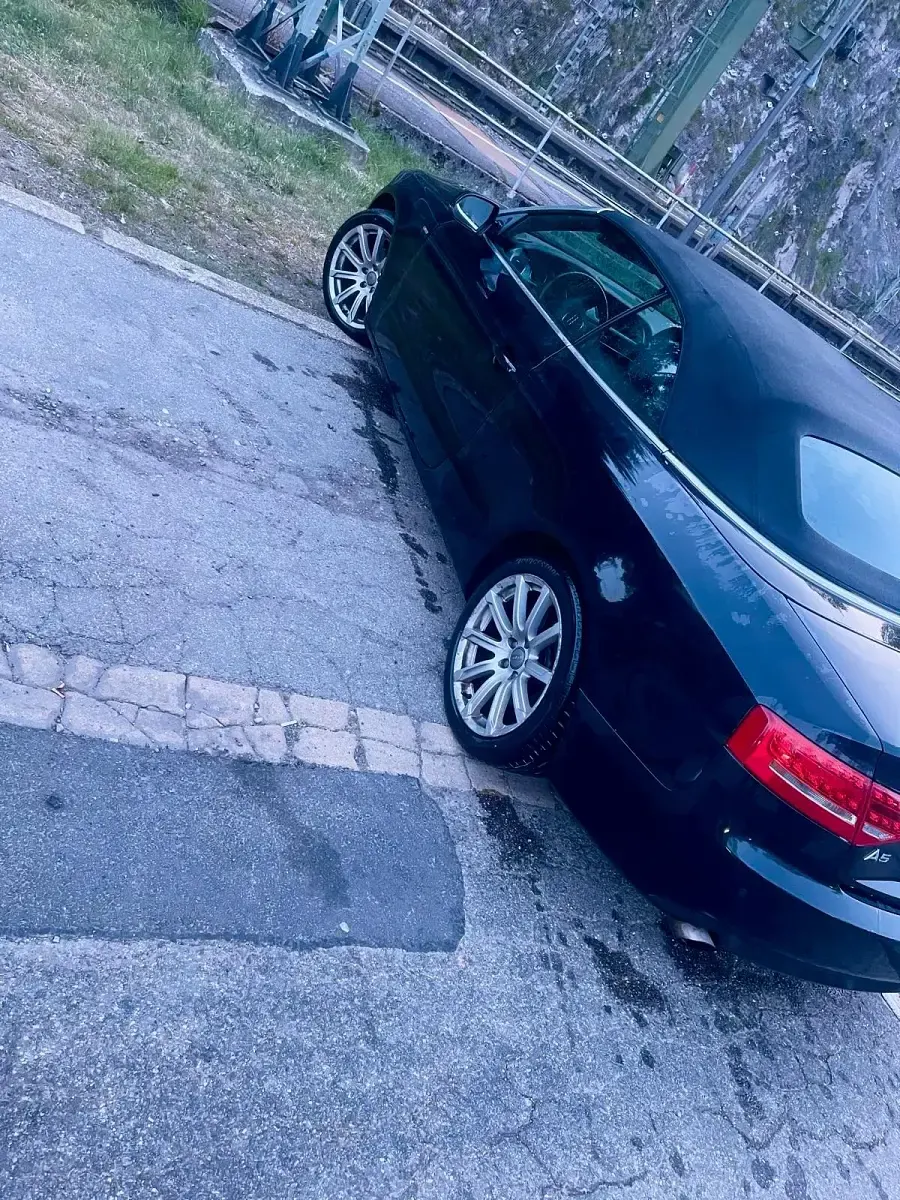 Usata Audi A5 Cabriolet S-Line 170 CV (125 kW) 2009 Nero Cabrio