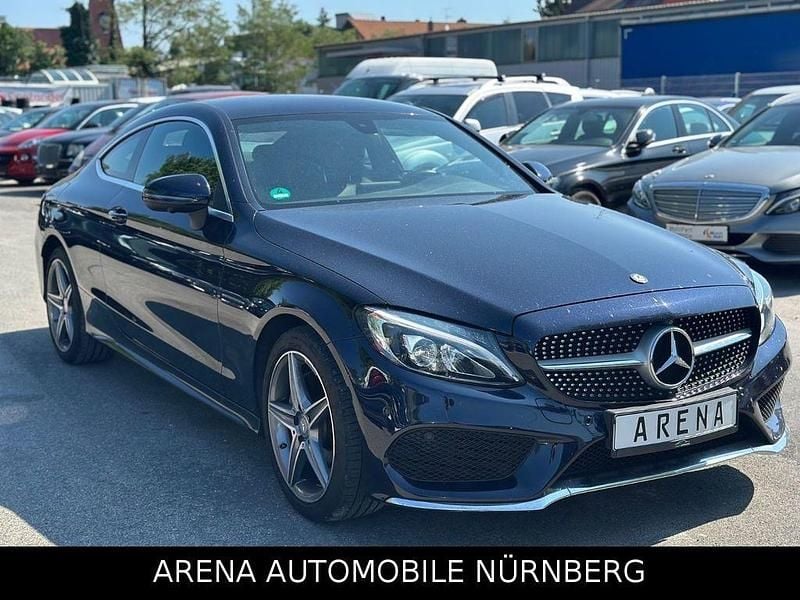 Gebraucht Mercedes C180 AMG 156 PS (114 kW) 2016 Blau Coupé