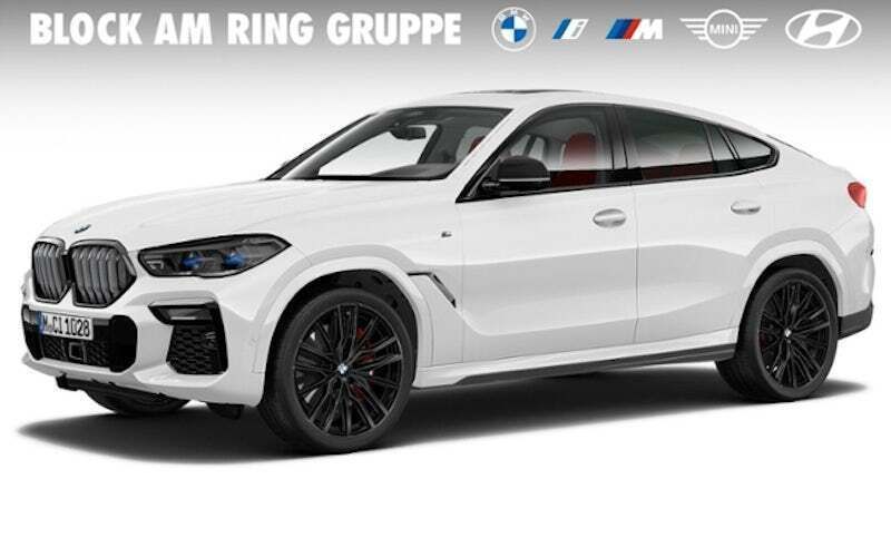 Weiß Gebraucht 2022 BMW X6 M Sport SUV | 61.989 € - Bild 1/4