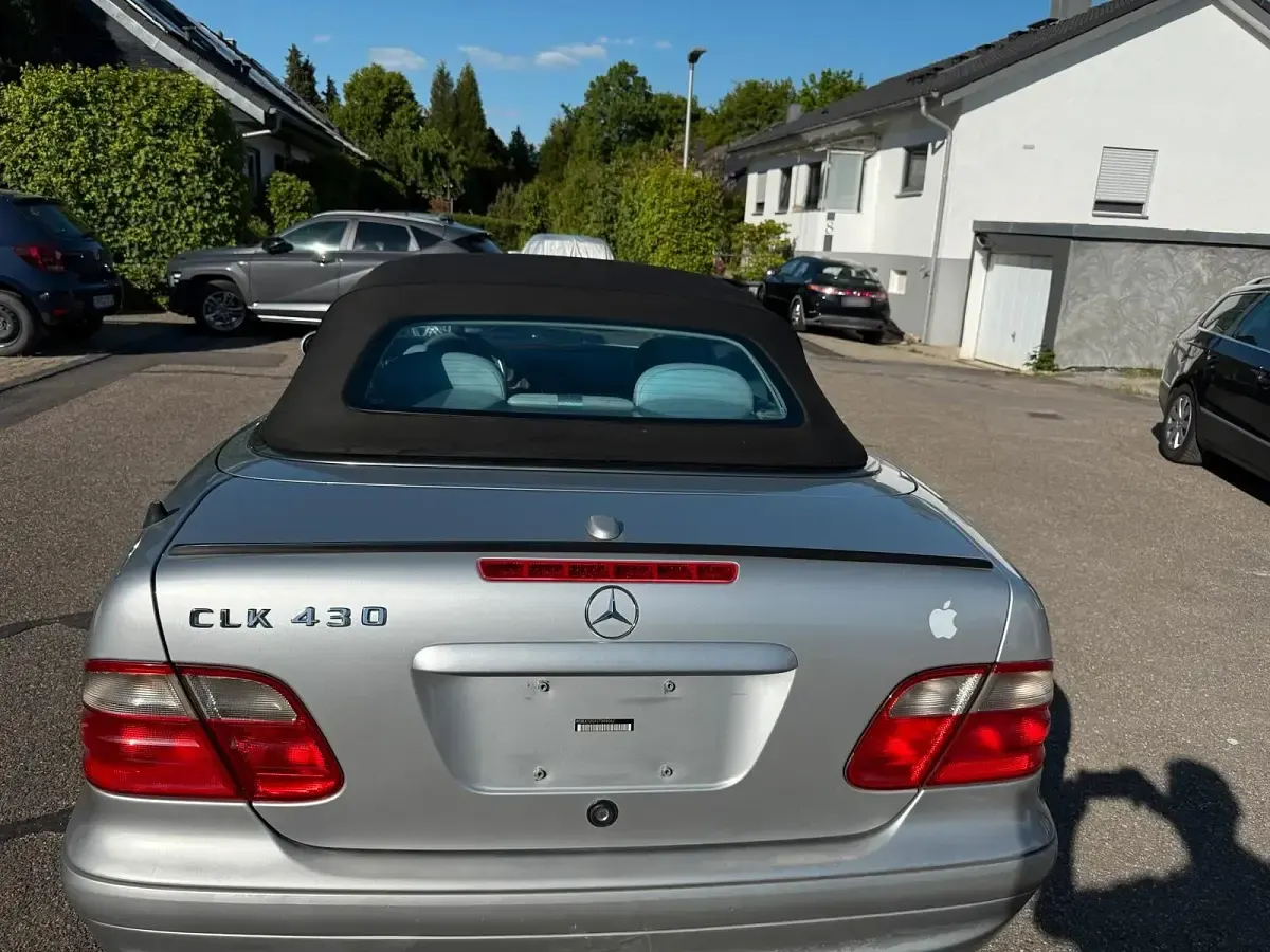 Gebraucht Mercedes CLK430 279 PS (205 kW) 2001 Silber Cabrio