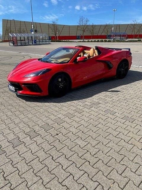 Rot Gebraucht 2023 Corvette C8 Cabrio | 94.500 € (Superpreis) - Bild 1/4
