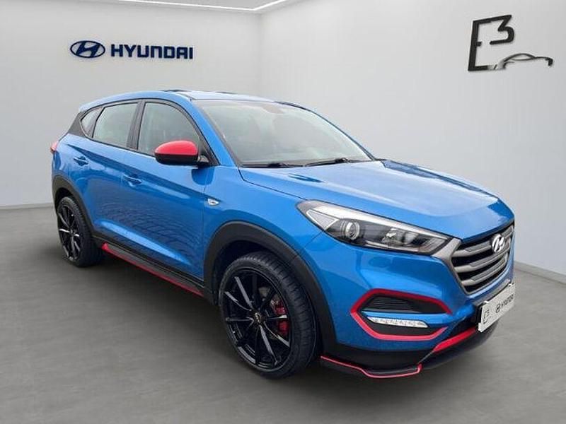 Gebraucht Hyundai Tucson GO! 177 PS (130 kW) 2017 Blau SUV