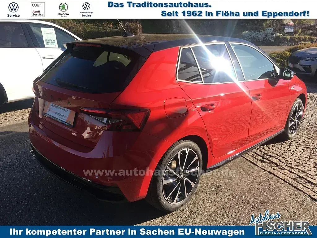Gebraucht Skoda Fabia Monte Carlo 116 PS (85 kW) 2026 Velvetrot metallic/schwa... Kleinwagen