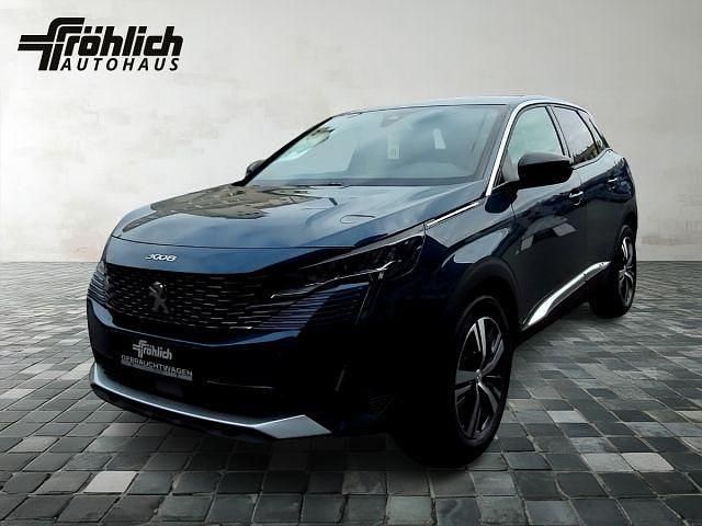Celebes blau (metallic) Gebraucht 2023 Peugeot 3008 Allure SUV | 26.490 € (Fairer Preis) - Bild 1/4