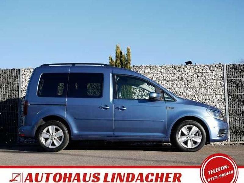 Gebraucht VW Caddy Comfortline 150 PS (110 kW) 2018 Acapulcoblau metallic Van / Kleinbus