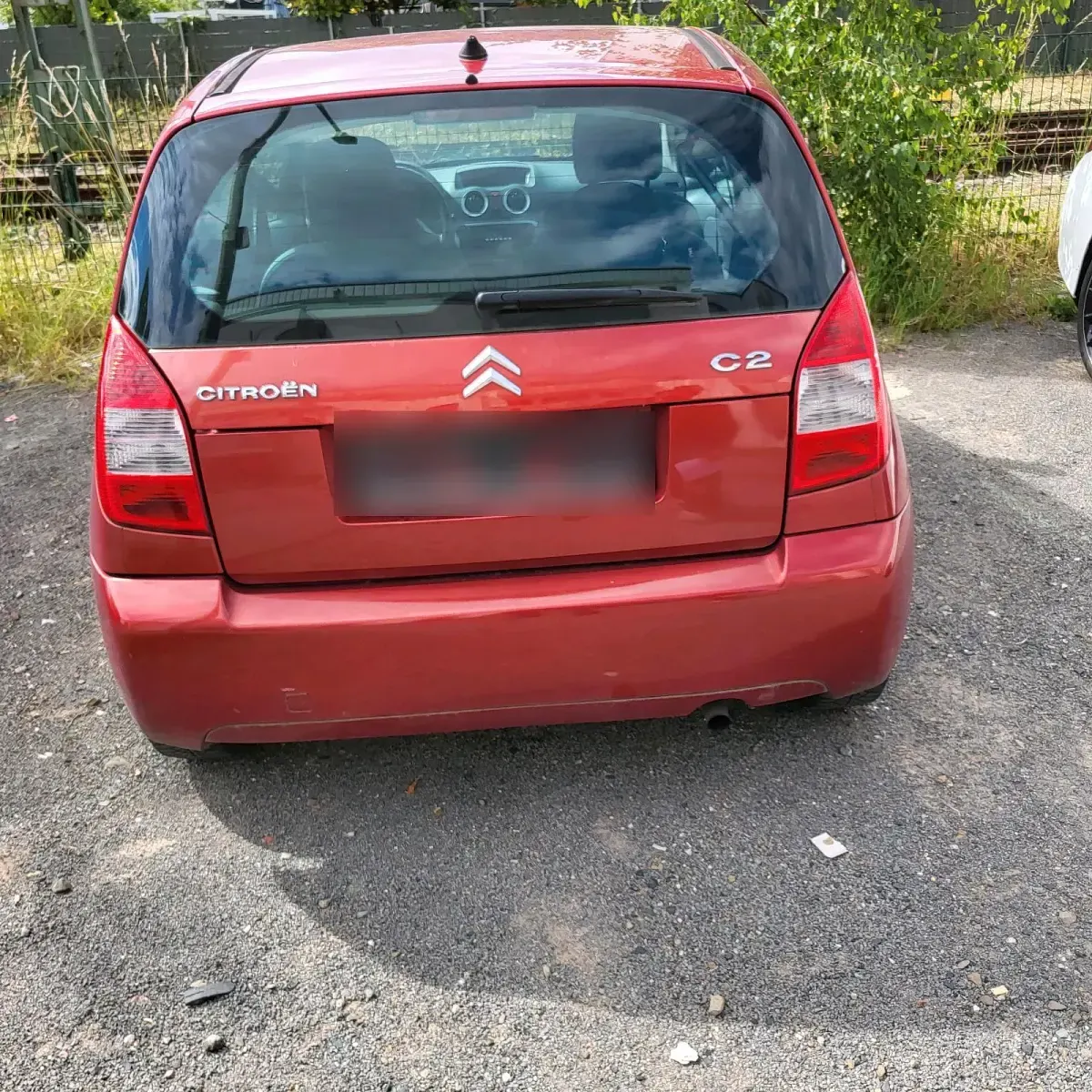 Gebraucht Citroën C2 60 PS (44 kW) 2009 Rot Kleinwagen