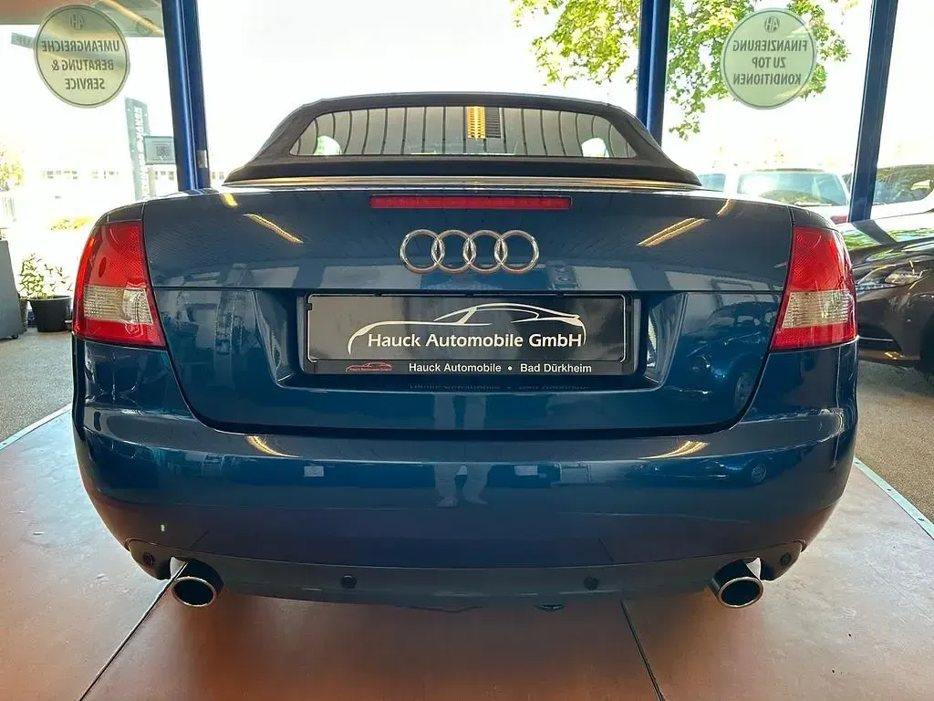 Gebraucht Audi A4 Cabriolet Sport 170 PS (125 kW) 2002 Blau metallic Cabrio