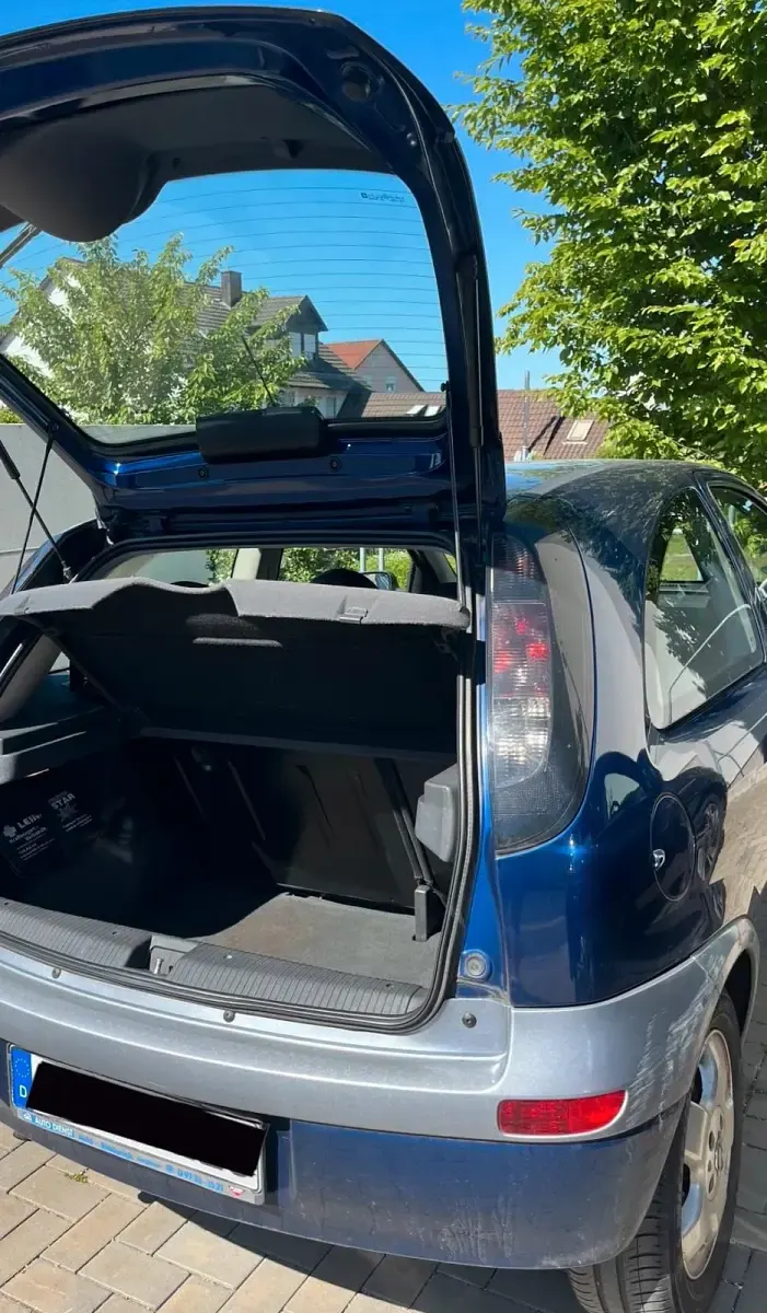 Gebraucht Opel Corsa 75 PS (55 kW) 2003 Blau Kleinwagen