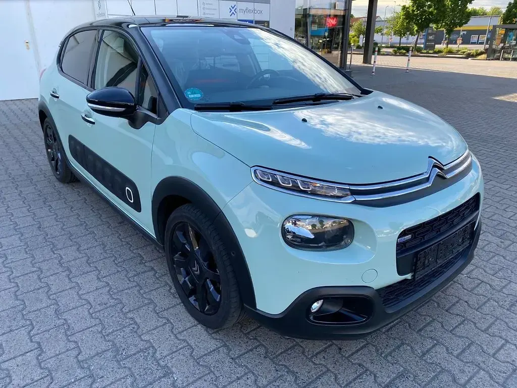 Usata Citroën C3 Shine 110 CV (80 kW) 2017 Verde Berlina
